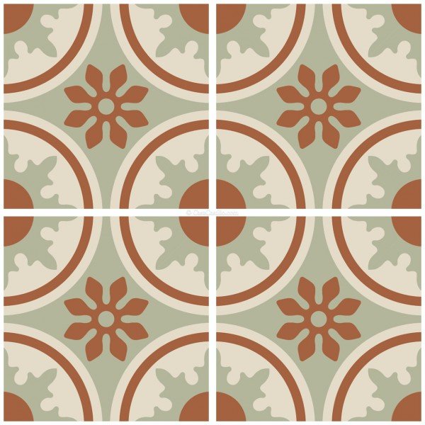 Mission Cement Tile Fiore 2